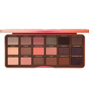 SOLD NEW Too Faced Sweet Peach SCENTED Eye Shadow Artistry Palette 18 Shades